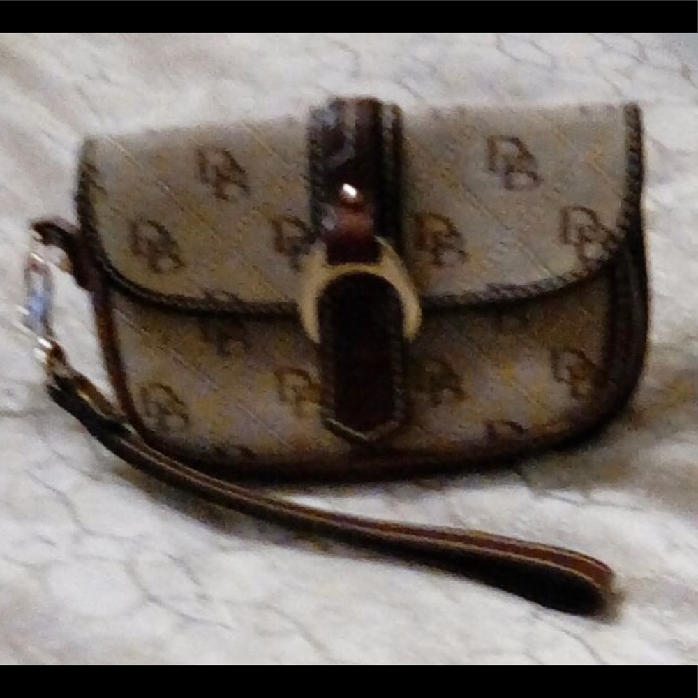 Brown Dooney & Bourke Wristlet